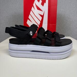 Brand New Nike Women's Size 10 Classic Icon Slingback Sandals Black White